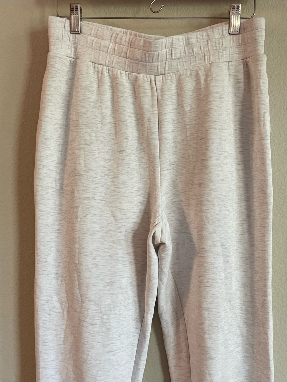 Varley Ivory Marl The Relaxed Pull On Pants Size Large - Picture 8 of 16